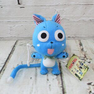 Fairy Tail Happy the Cat with Angel Wings Collectible Plush Toy